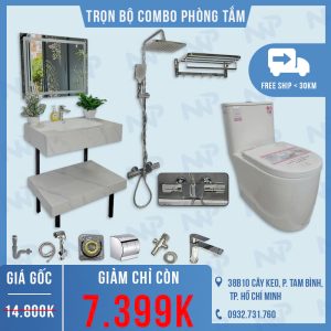 Combo thiết bị vệ sinh đẳng cấp - hoàn hảo