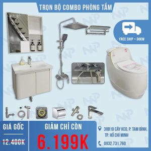Combo cầu trứng, xả xoáy - dành cho nhà tắm có không gian rộng