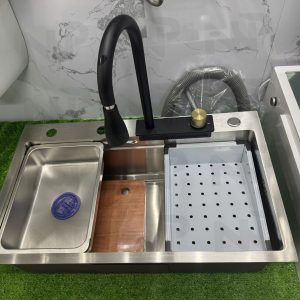 Chậu chén 7546 có vòi đơn