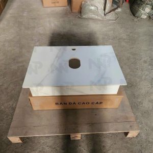 Bàn đá trắng 1 tầng