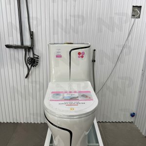 Bồn cầu trắng chỉ đen 2215