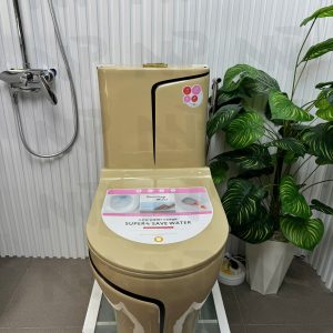 Bồn cầu vàng chỉ đen 5509